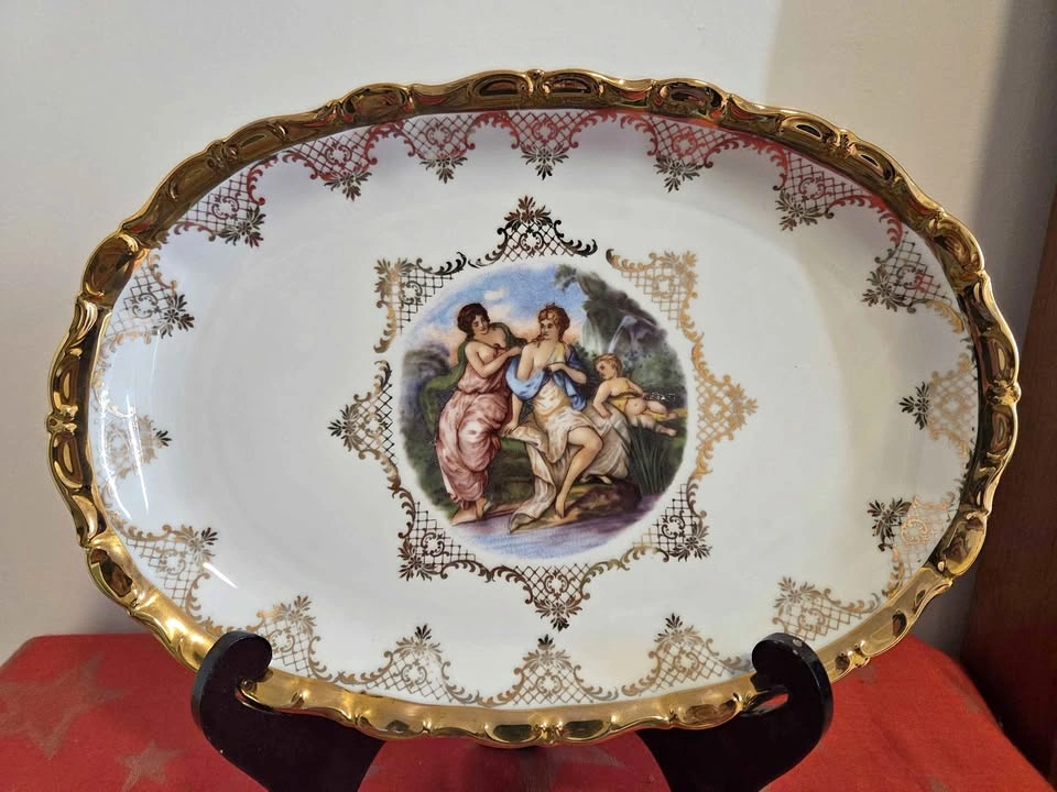 Vintage Seltmann Weiden Bavaria West Germany Porcelain Plate