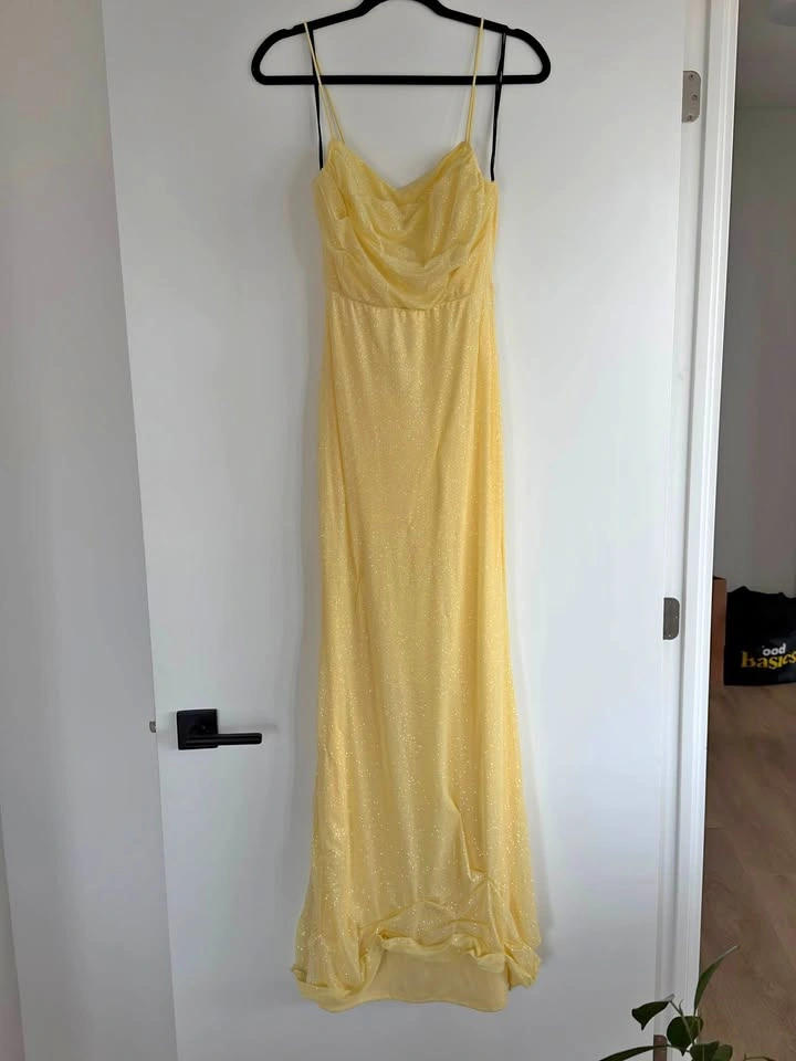 Long yellow dress - M size