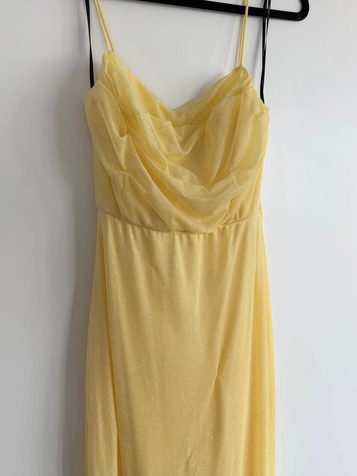 Long yellow dress - M size - photo 2