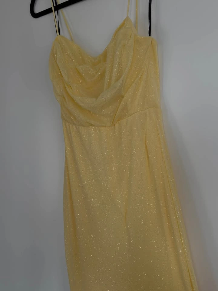 Long yellow dress - M size - photo 3