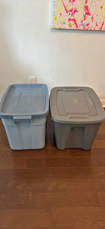 Medium size roughneck bin and craft bin
