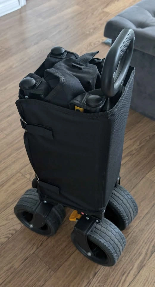Brand New Heavy-Duty Folding Wagon – 550 lbs Capacity - photo 2