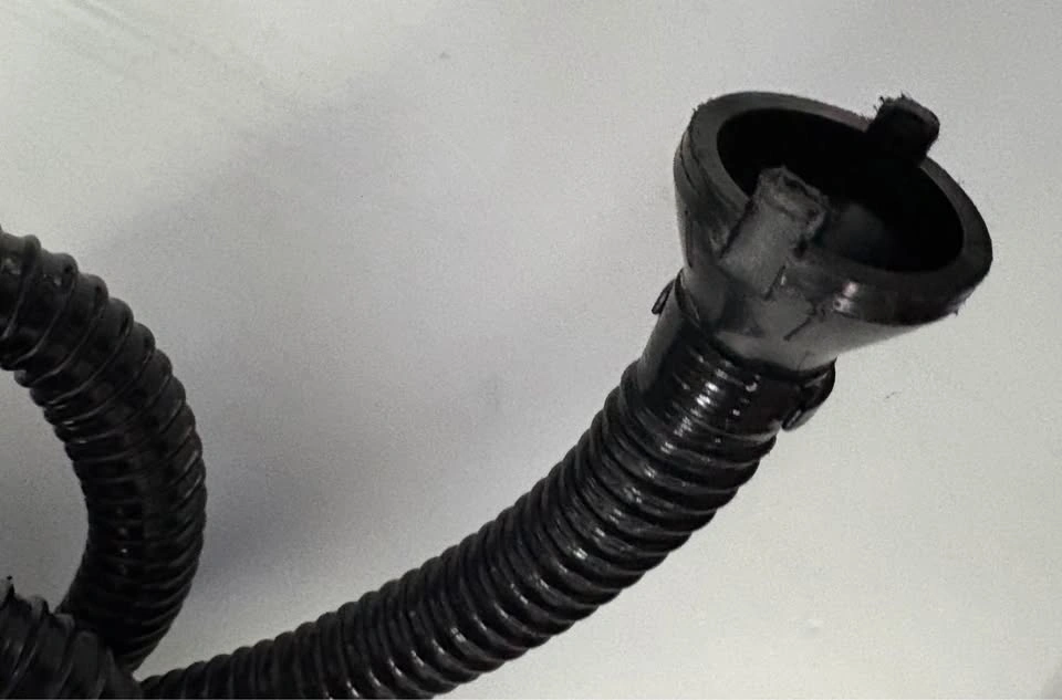 4ft. Black Corrugated Air Pump Hose with Nozzle Attachments - photo 2