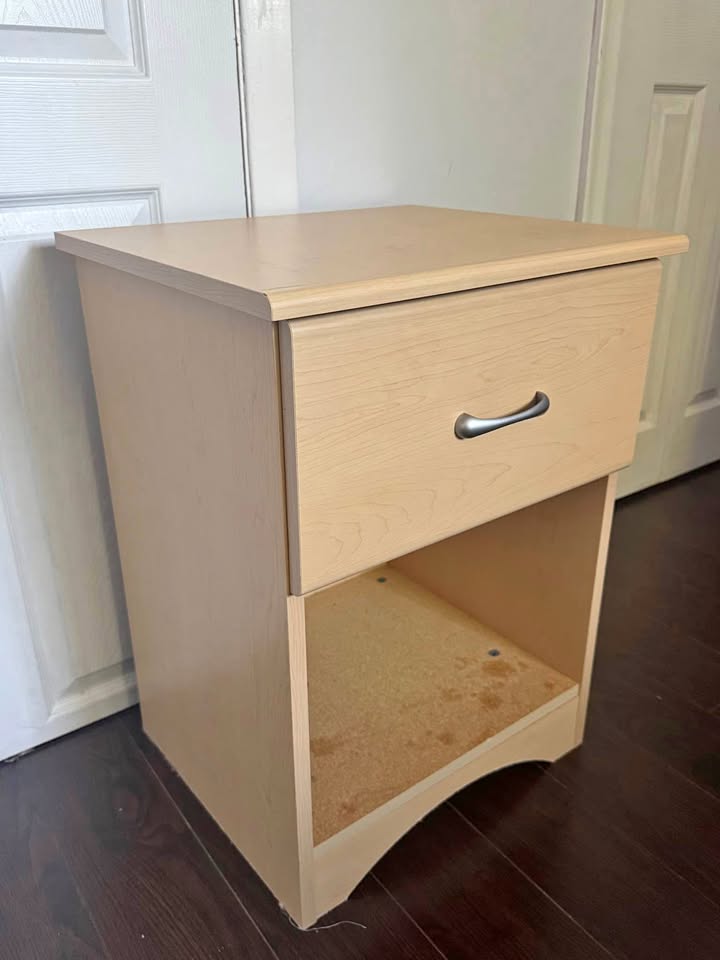 Wooden Nightstand Bedside Table