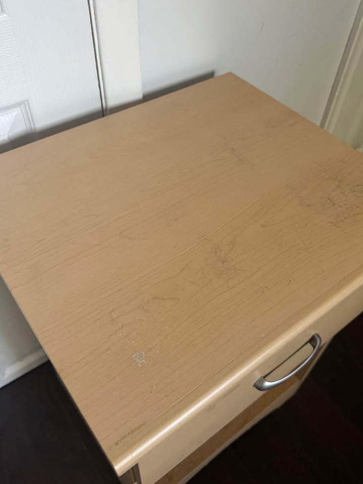 Wooden Nightstand Bedside Table - photo 3