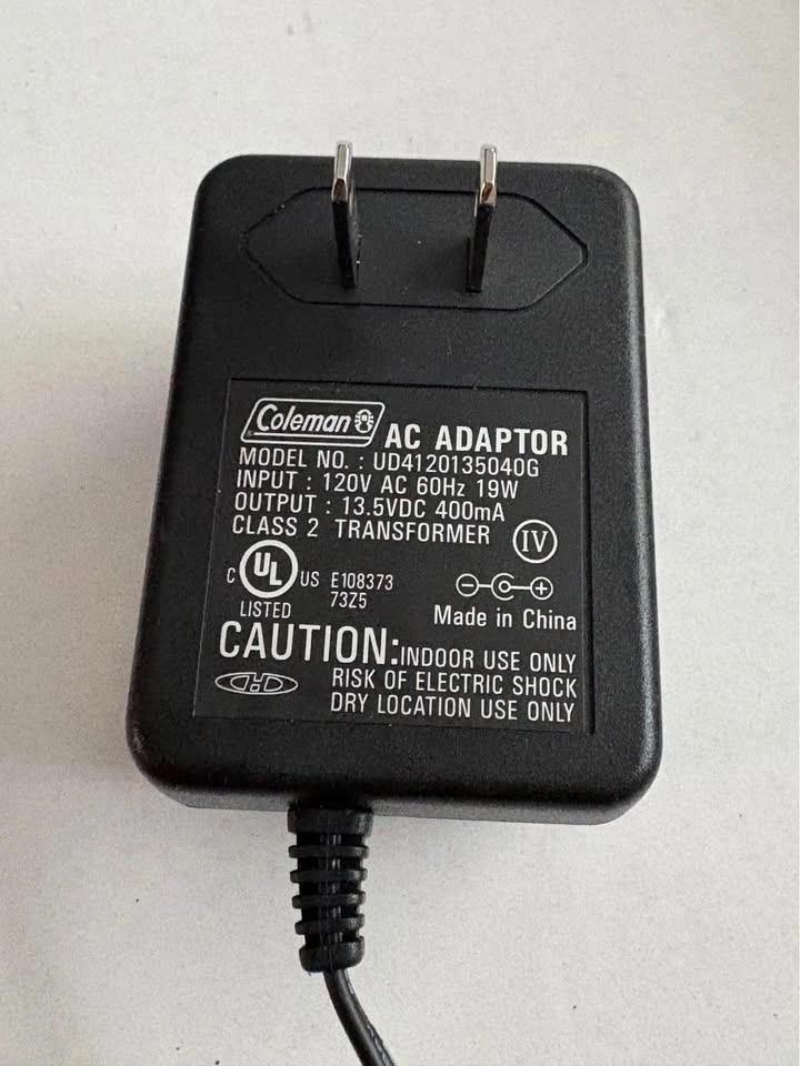 Coleman AC Adaptor UD4120135040G - photo 4