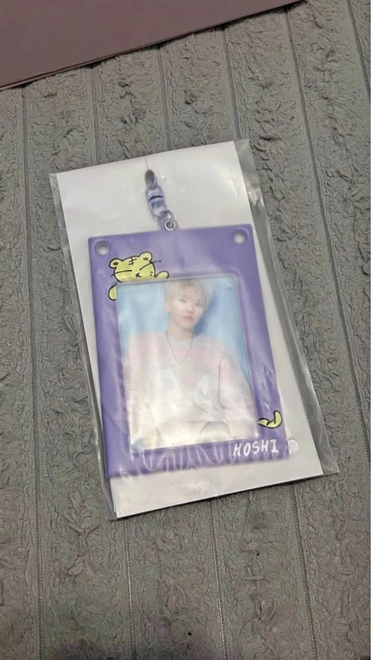 Seventeen sweet home photocard holder - Hoshi