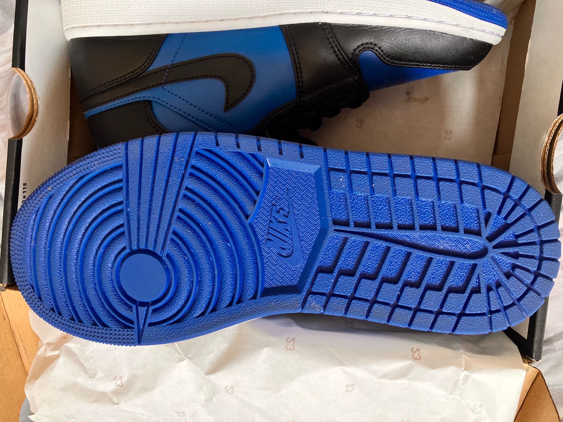 Air Jordan 1 Mid Black/Royal Blue/White - photo 4