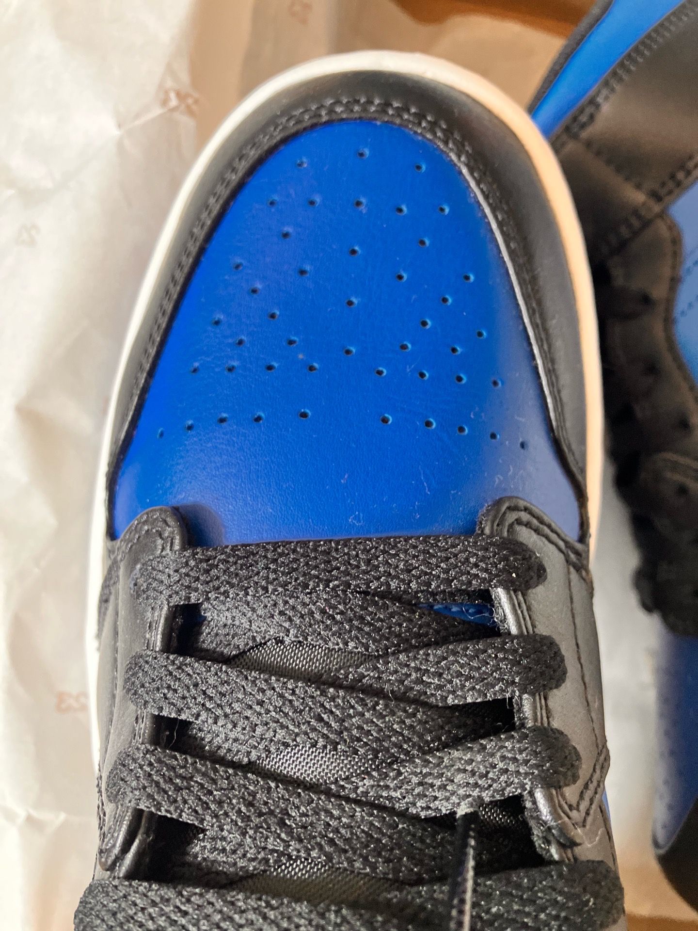 Air Jordan 1 Mid Black/Royal Blue/White - photo 5