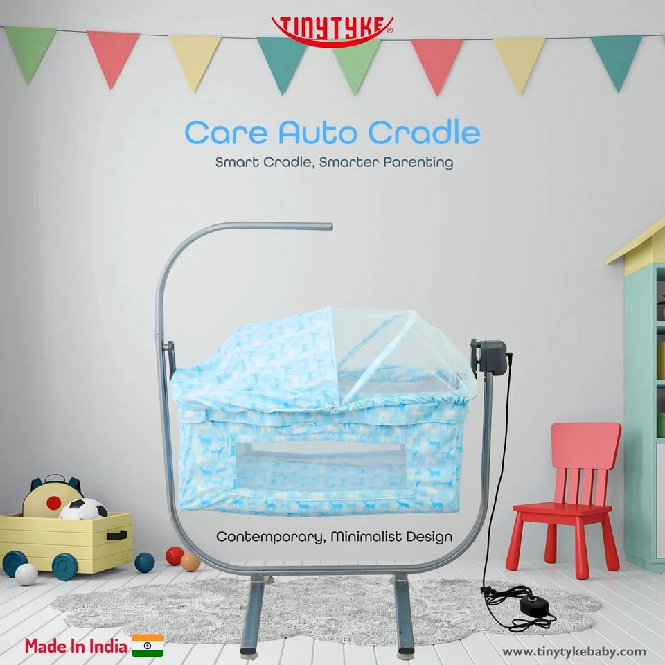 Automatic Baby Cradle with Motor and Warranty