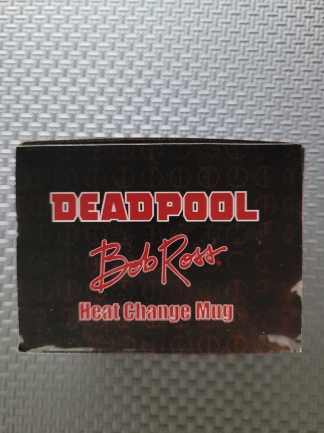 Deadpool Bob Ross Heat Change Mug, New - photo 3