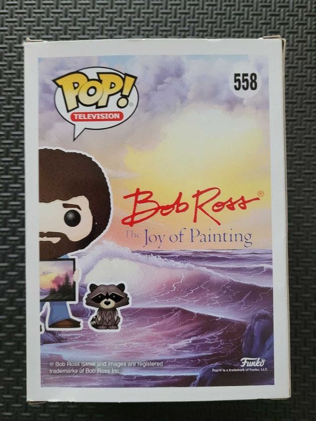 Funko POP 558 Bob Ross and Raccoon, New - photo 2