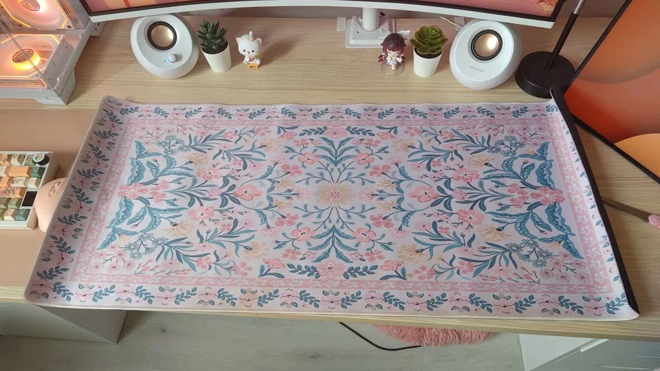 Floral Pattern Large Desk Mat - photo 2