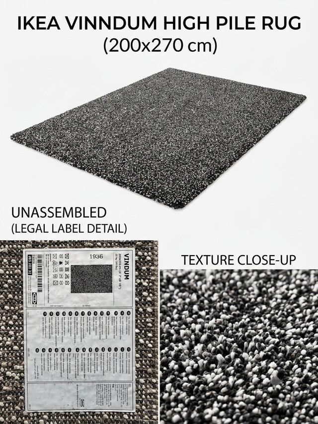 IKEA VINNDUM Rug 200x270 cm