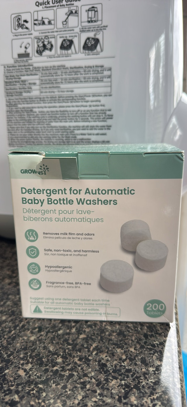 Grownsy Automatic Baby Bottle Washer & Detergent Tablets - photo 2