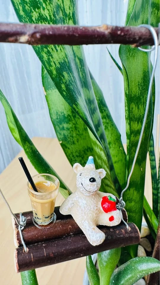 Cute Super low maintenance plant arrangement - photo 2