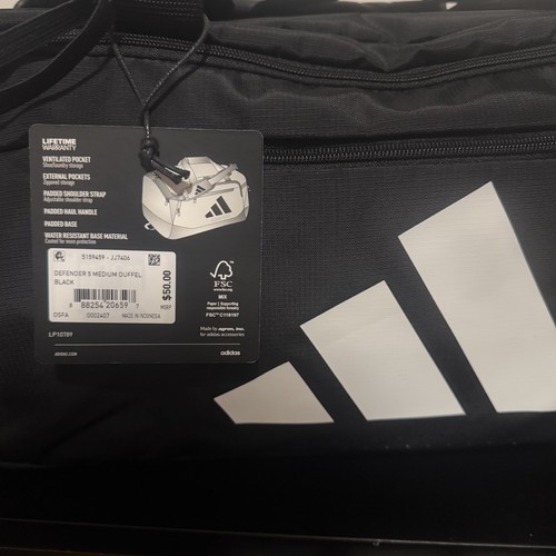 ADIDAS DEFENDER 5 MEDIUM DUFFEL BLACK - photo 4