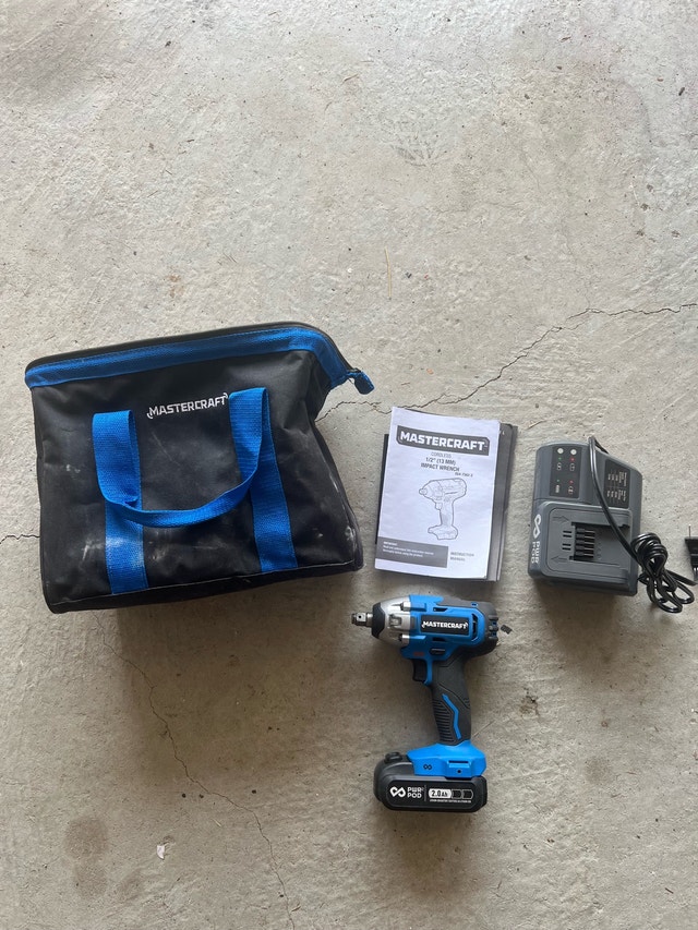 Mastercraft 20V Cordless 1/2-inch Impact Wrench