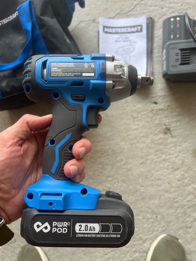 Mastercraft 20V Cordless 1/2-inch Impact Wrench - photo 2