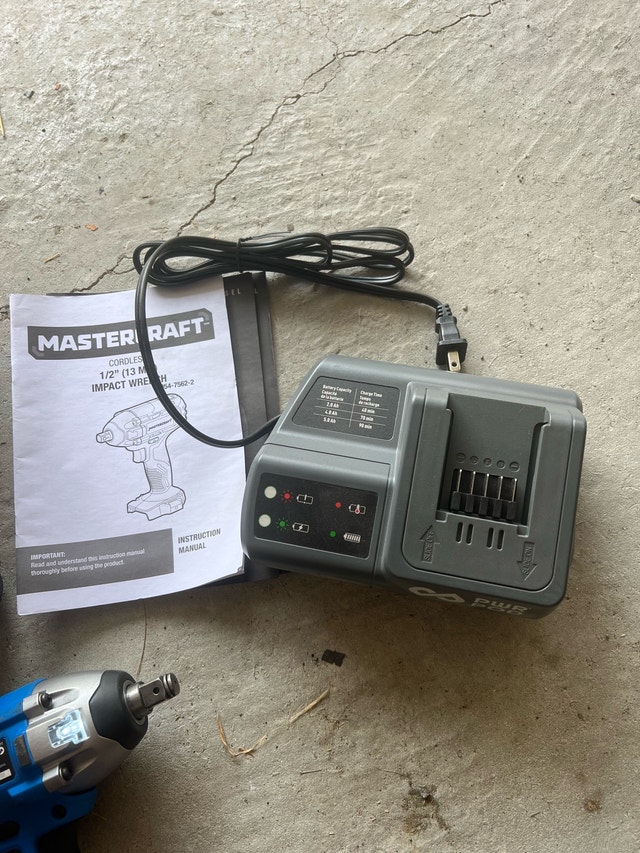Mastercraft 20V Cordless 1/2-inch Impact Wrench - photo 4
