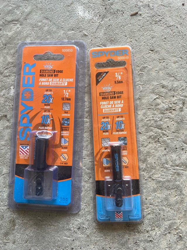 Spyder Diamond Edge Hole Saw Bits