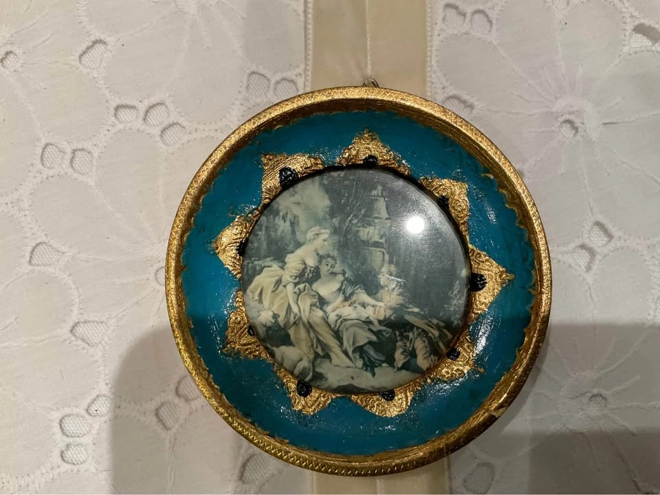 Vintage Florentine Italian Vignette With Mirrors - photo 4