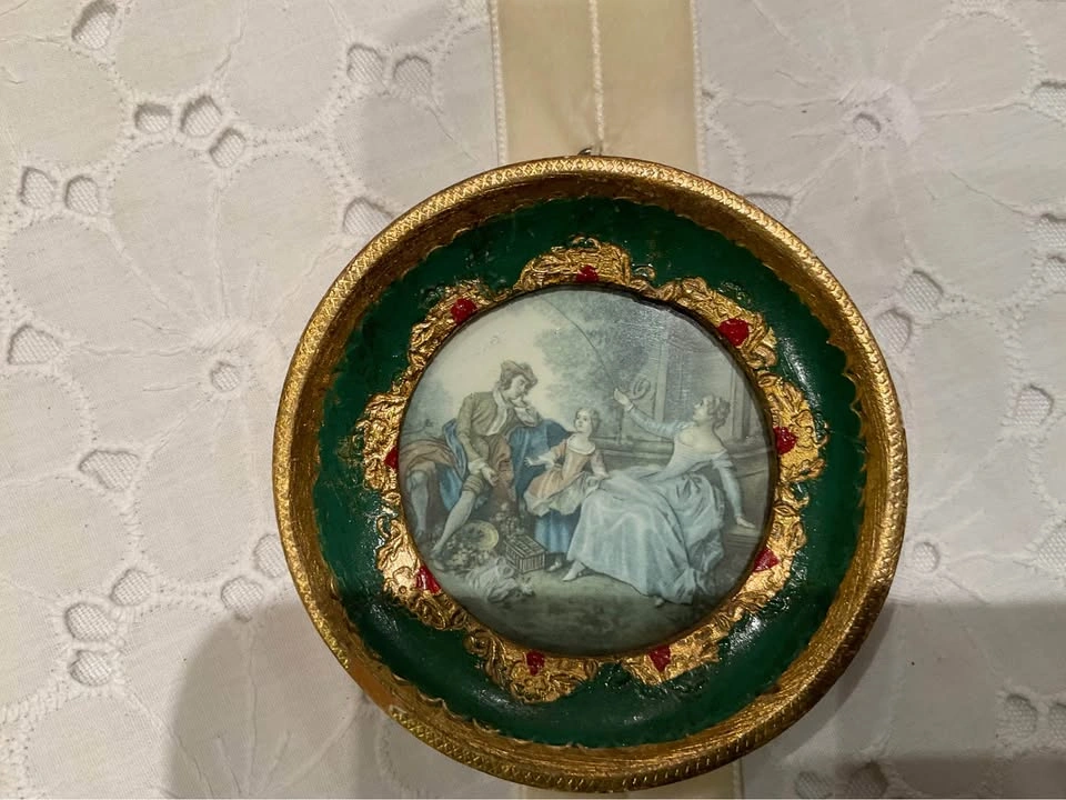 Vintage Florentine Italian Vignette With Mirrors - photo 5