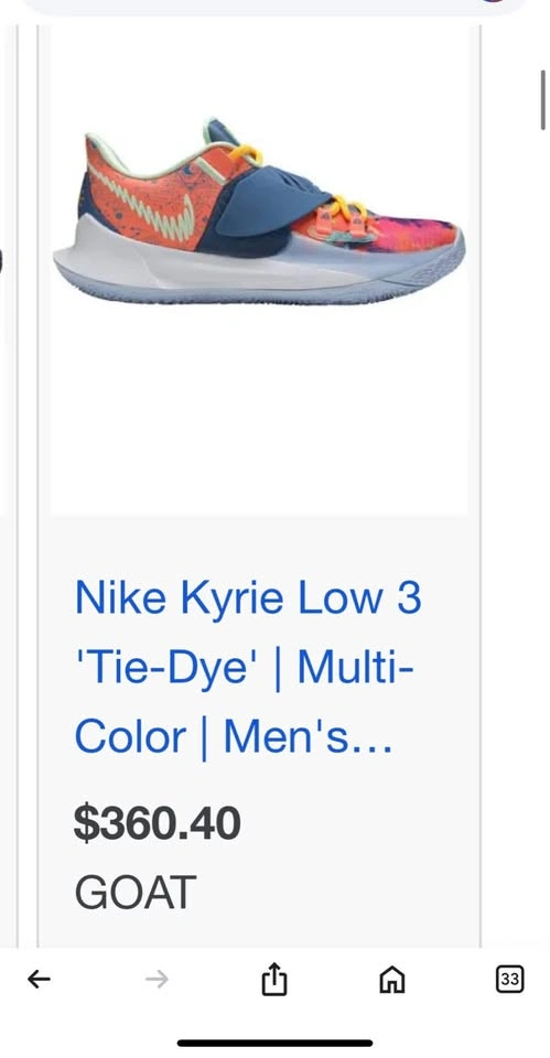 KYRIE 3 low “tie dye” (size 12) - photo 5