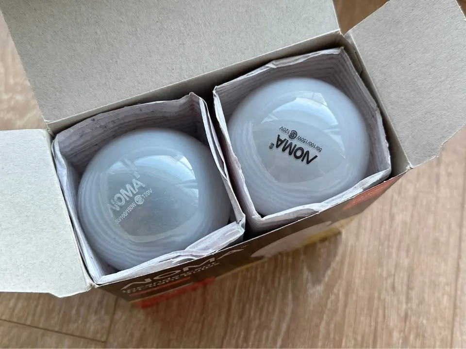 Noma incandescent dimmable light bulbs - set of 2 image indicator(4)