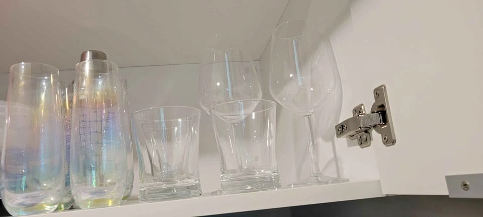Assorted Glassware Set with Cocktail Shaker