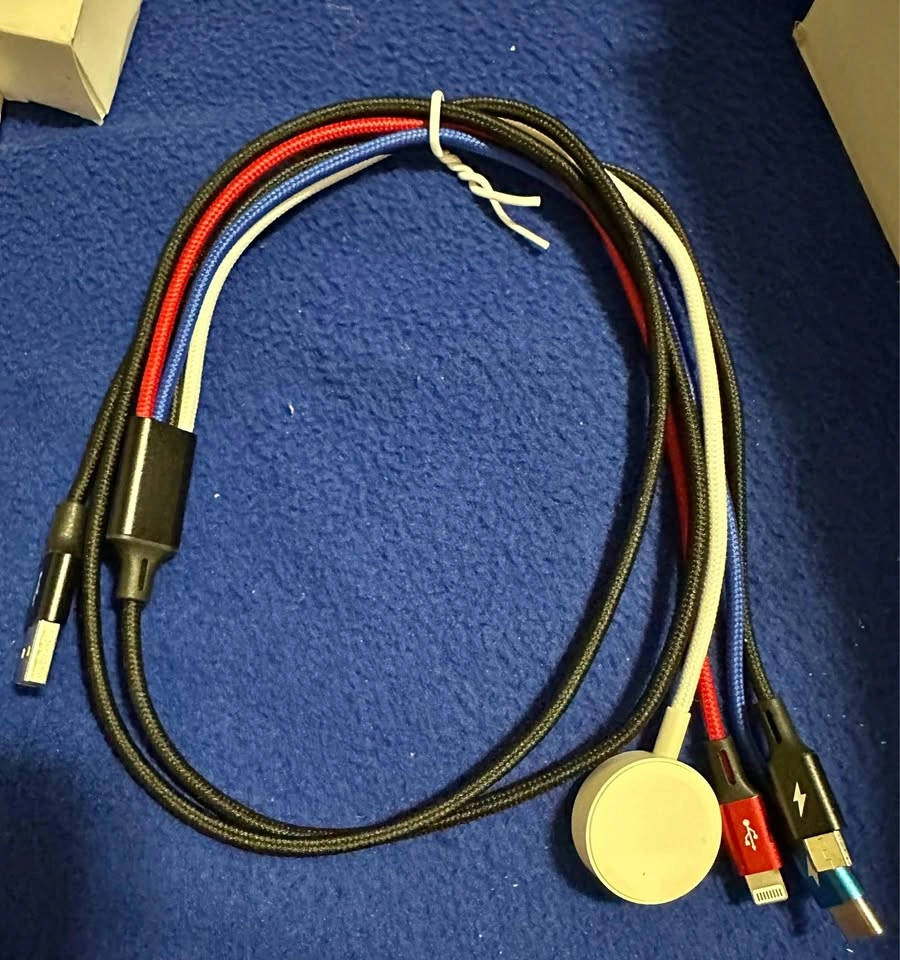 4-in-1 Multi Charging Cable for Apple Watch & Devices
