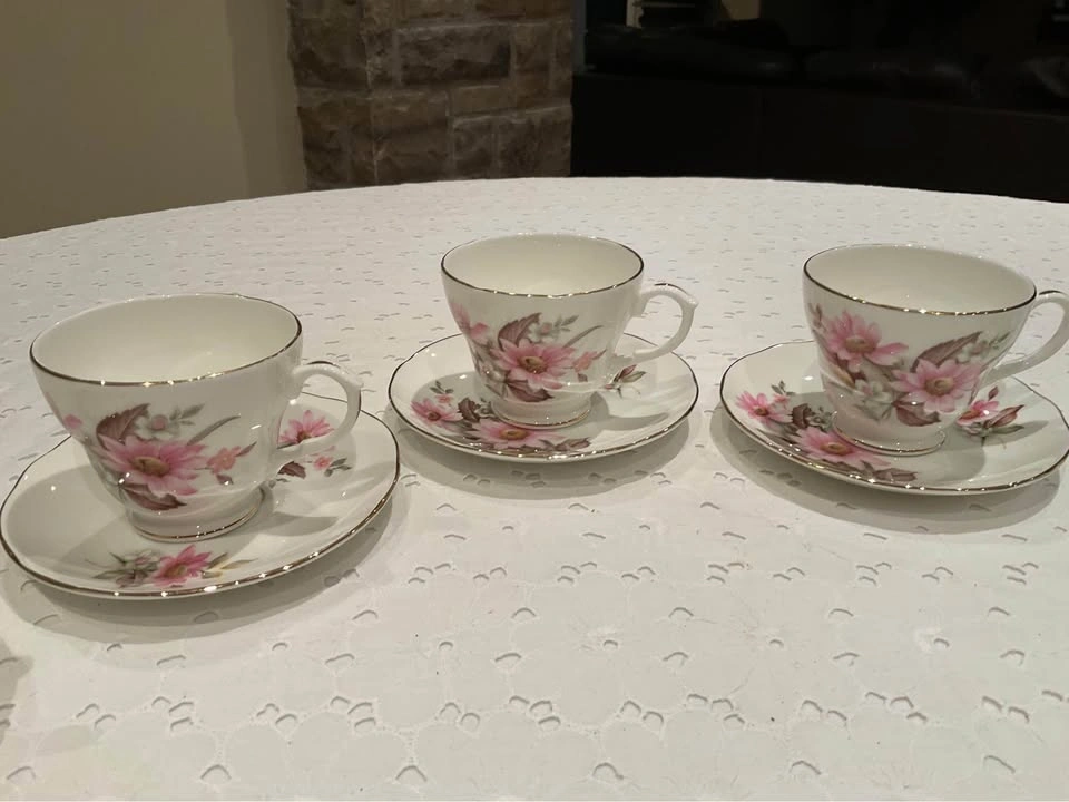 Tea Cups (8) China Made In England For Bridal Shower - photo 4