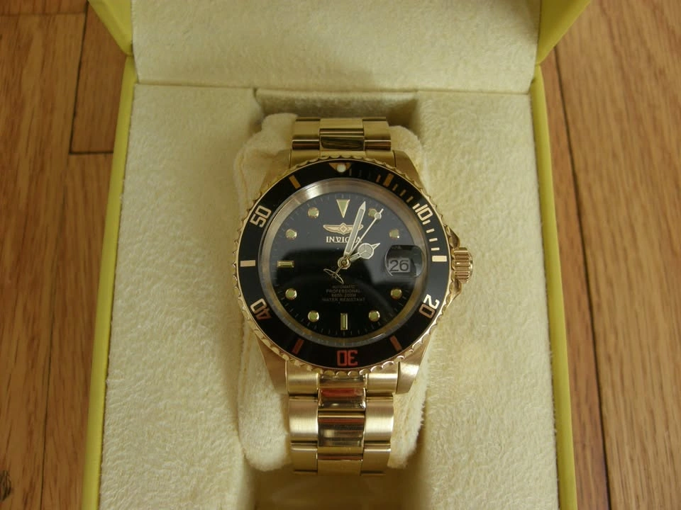 Invicta Automatic Gold Dive Watch - Black Dial - photo 2