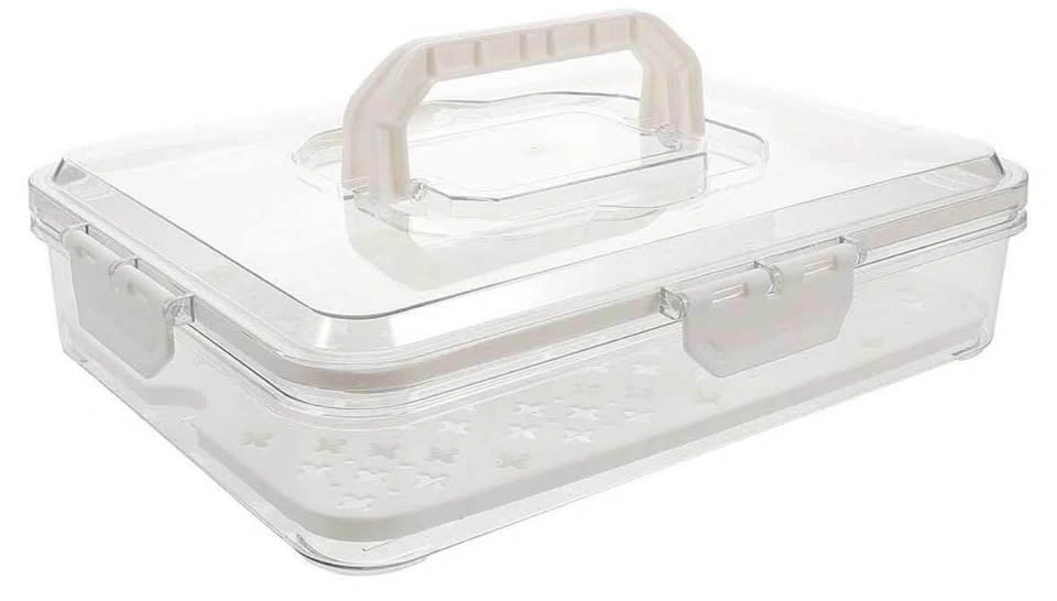 PATKAW Portable Plastic Storage Box for Kitchen - photo 2