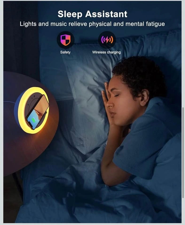 Bluetooth Speaker & Lights with Wireless Charging - photo 4
