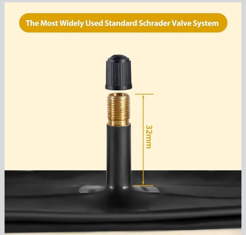 2 Pack 20 x 3.0 Fat Tire Tube Schrader Valve - photo 5