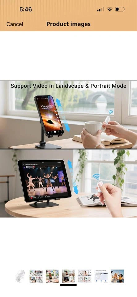 Scrolling Ring Remote for TikTok YouTube IG Shorts - photo 4
