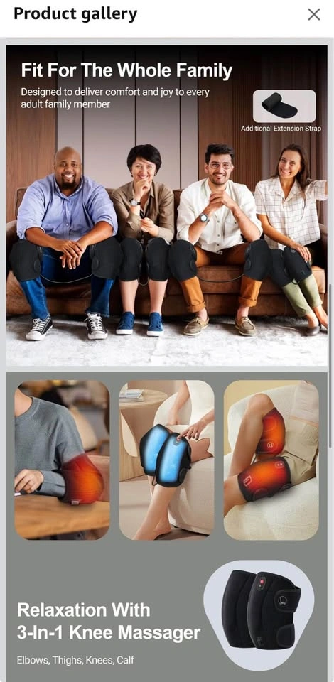 New Sealed CooCoCo Knee Massager with Heat/Cold - photo 4