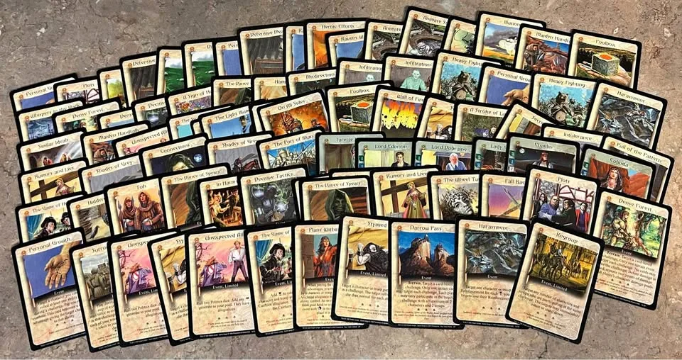 The Wheel of Time Collectible Card Game Lot ~1999 thumbnail