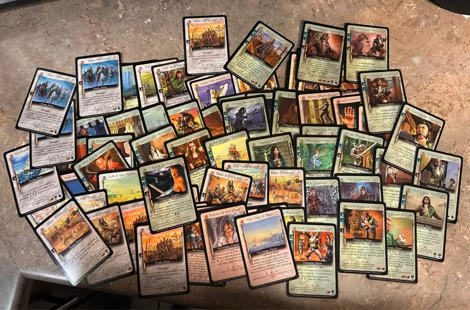 The Wheel of Time Collectible Card Game Lot ~1999 image indicator(3)