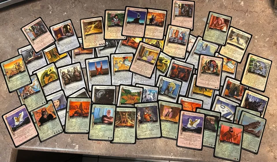 The Wheel of Time Collectible Card Game Lot ~1999 image indicator(4)