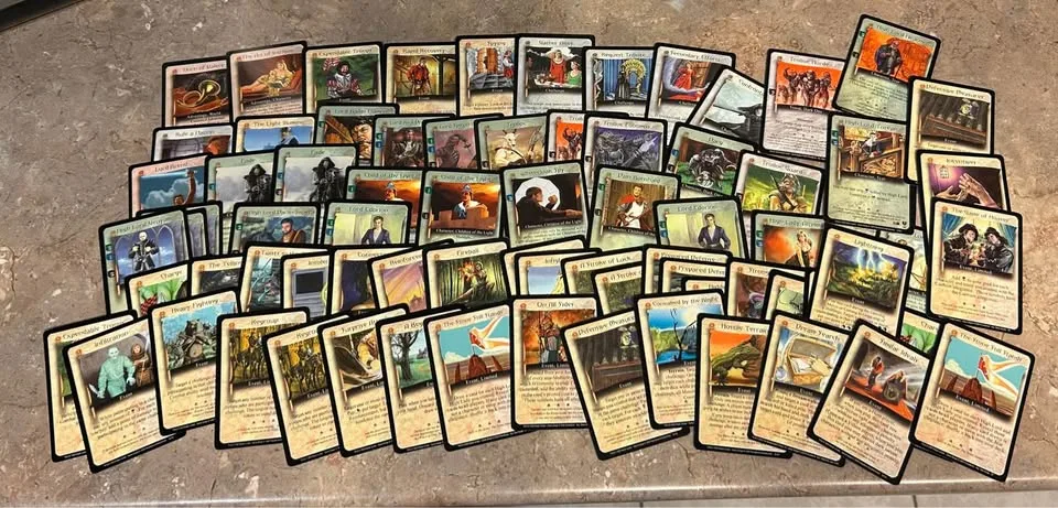 The Wheel of Time Collectible Card Game Lot ~1999 image indicator(8)