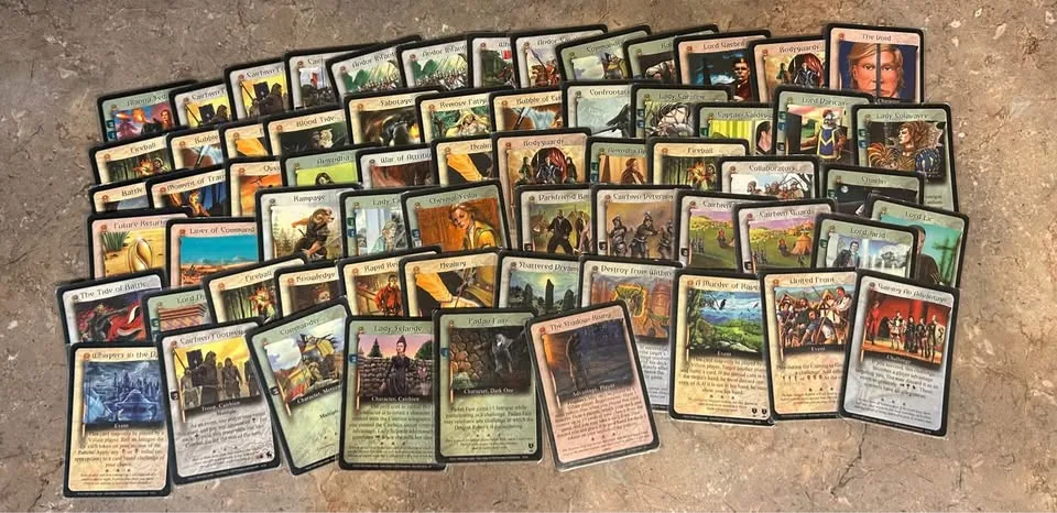 The Wheel of Time Collectible Card Game Lot ~1999 image indicator(9)