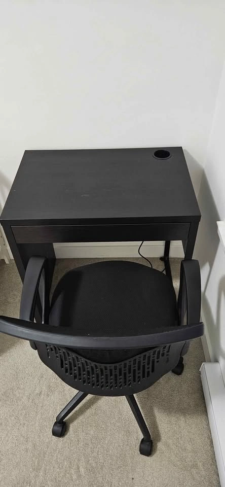 Study table with drawer and Ergonomic Office chair - photo 4