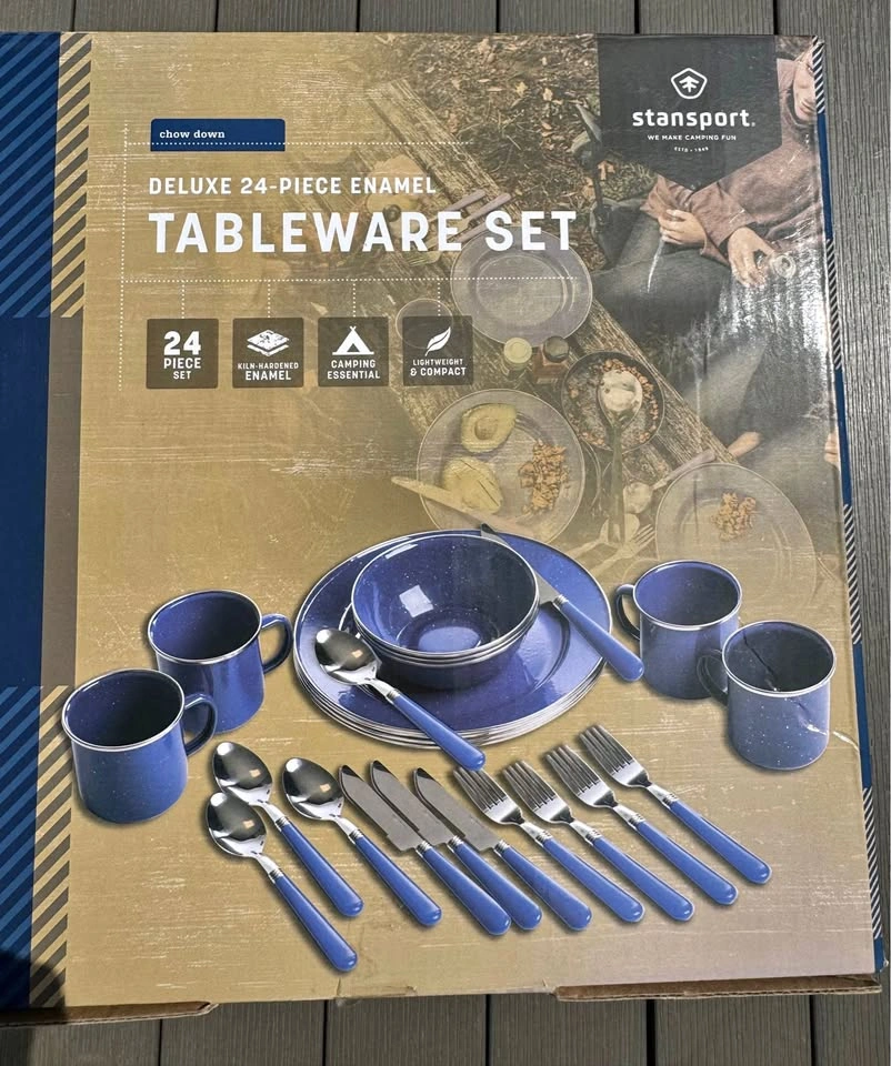 Enamel Tableware Set