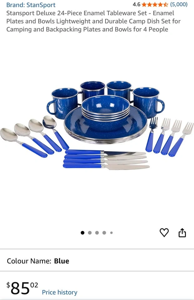 Enamel Tableware Set - photo 2