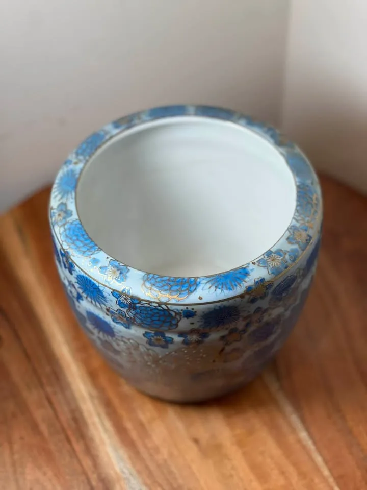 Vintage Gold Imari Porcelain Planter / Cachepot - photo 2