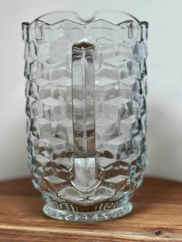 Vintage Fostoria American Pattern Glass Pitcher - photo 2