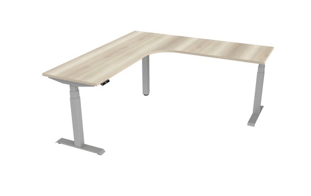 L Shaped Electronic Ergonomic Sit to Stand Desk - photo 2