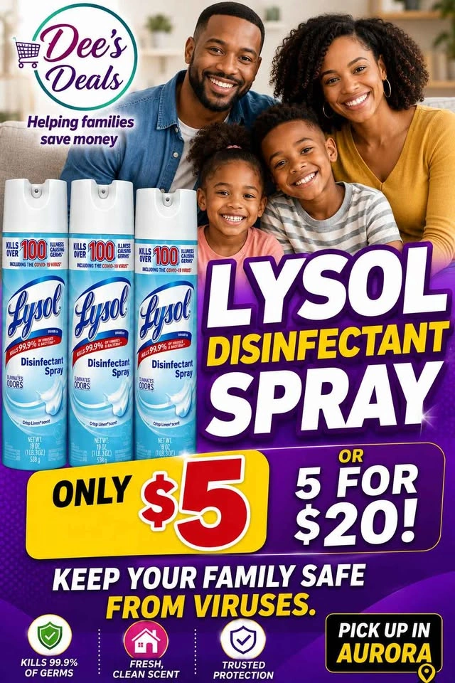 Lysol Disenfectant Spray ONLY $5 - photo 2